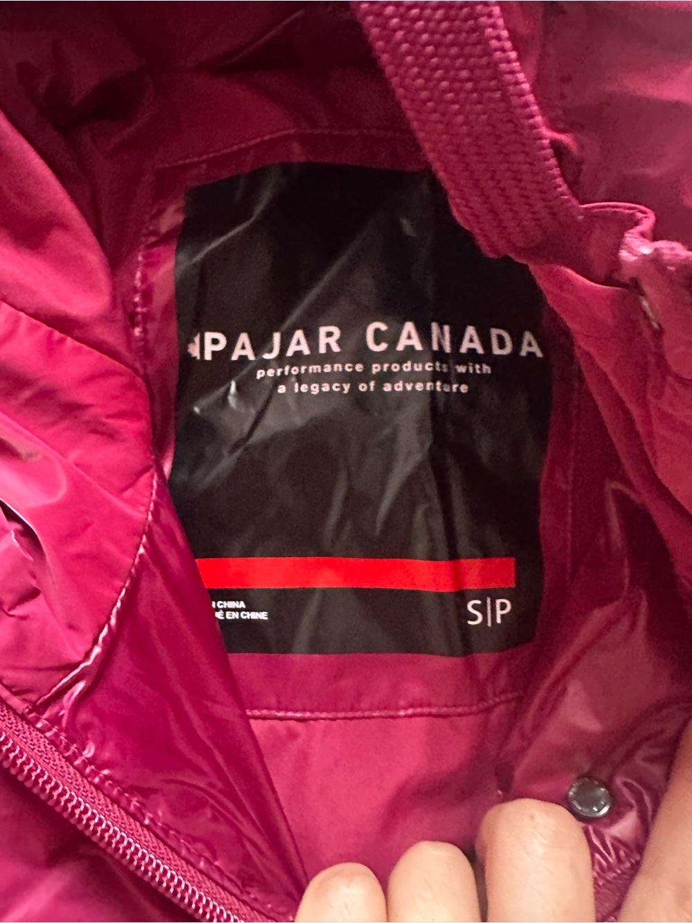 Pajar Canada Peridot Diamond Quilted Longline Hooded Shacket Pink Size S - Picture 7 of 16